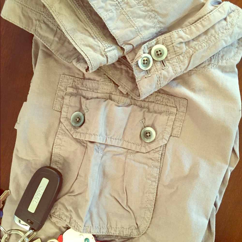 Ann Taylor Loft lightweight cargo pants.  Size 2.
